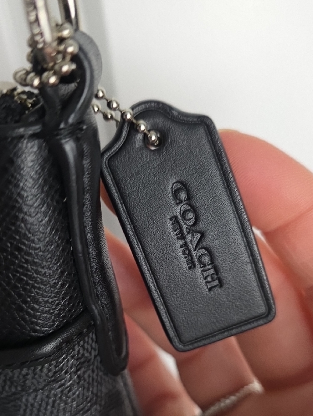 Coach 52400 Signature Canvas North South Swingpack Crossbody Black F1405 - Picture 9 of 12